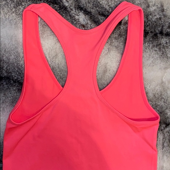 BOZZOLO: Bright Pink racerback slim fit tank - Picture 3 of 5